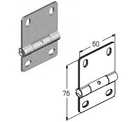 Петля промежуточная IH113 для подъёмных секционных ворот, фото 1