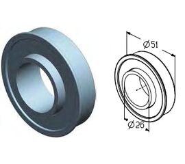 Подшипник BB0401 для подъёмных секционных ворот, фото 1