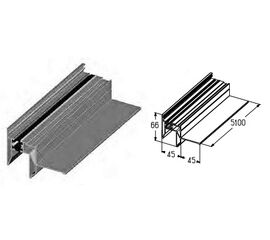 Профиль воротный для подъёмных секционных ворот, фото 1