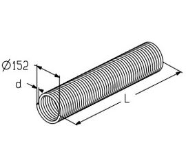 Пружина для подъёмных секционных ворот TSA100x152x2450R, фото 1