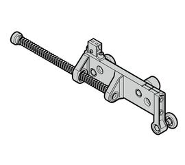 Пружинный амортизатор, подвижный для направляющих L, LD (только для ворот с приводом) (слева), фото 1