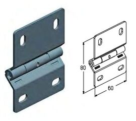 Петля промежуточная для подъёмных секционных ворот, фото 1