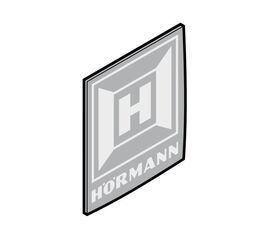 Табличка с логотипом Hörmann (43 × 51,5 мм), фото 9