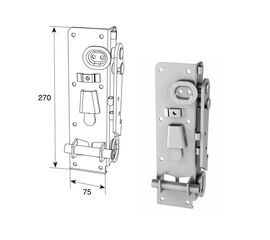 Устройство безопасности троса для ф3 и ф4 для подъёмных секционных ворот, фото 1
