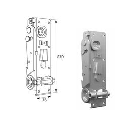 Устройство безопасности троса для ф5 и ф6 для подъёмных секционных ворот, фото 1