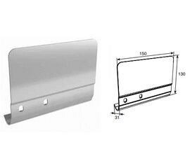 Соединительная пластина 130мм для вертикальных направляющих правая для подъёмных секционных ворот, фото 1