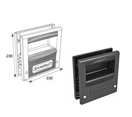 Ручка-ступенька для промышленных секционных ворот с логотипом для подъёмных секционных ворот, фото 1