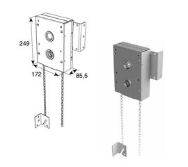Ручной цепной привод для подъёмных секционных ворот, фото 1