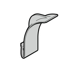 Демпфирующая пружина для направляющих L, Z, BL, BZ (пластмасса), фото 1