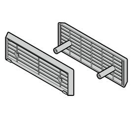 Вентиляционная решетка ((20 мм) для TPU 40), фото 1