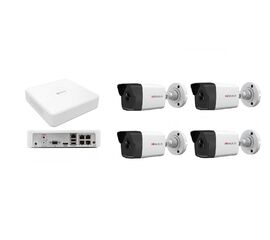 Комплект видеонаблюдения HiWatch IP 4OUT KIT, фото 1