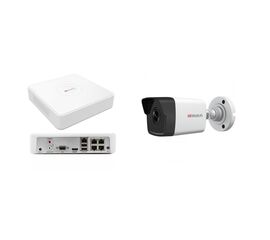 Комплект видеонаблюдения HiWatch IP 1OUT KIT, фото 1