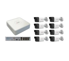 Комплект видеонаблюдения HiWatch IP 8OUT KIT, фото 1