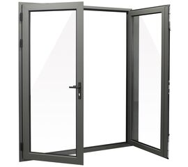 Дверь алюминиевая тёплая ТПТ-65 шир. до 1500\выс. до 2400, фото 4