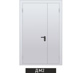 Дверь металлическая двупольная техническая  1620 x  1540  выс., фото 12