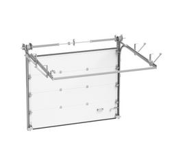 Ворота гаражные  4100x5600 выс.  подъёмные секционные Alutech ProTrend, фото 1