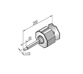 Капсула регулируемая APB102/B - 1110106 для роллет (рольставен), фото 1