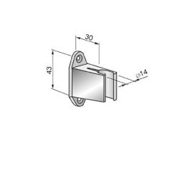 Клипса пружинная CL - 1100701 для роллет (рольставен), фото 1