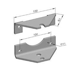 Крепление KMF/T8M - 1144010 для роллет (рольставен), фото 1