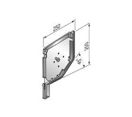 Крышка боковая роллетная SF250/Sa - 306007223 для роллет (рольставен), фото 1