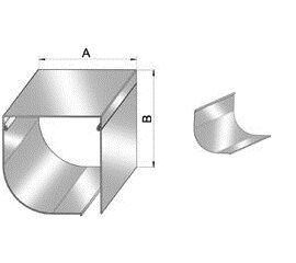 Панель короба SB-P/QRE/2/150 - 305030100 для роллет (рольставен), фото 1