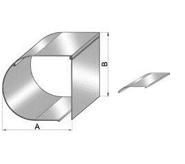 Панель короба SB-P/RE/1/137 - 305011215 для роллет (рольставен), фото 1