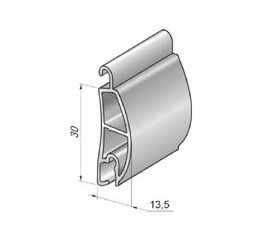 Профиль усиливающий AEG30/S - 304011208 для роллет (рольставен), фото 1