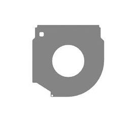 Пластина ограничительная GPU205/64 - 312016700 для роллет (рольставен), фото 1