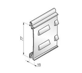 Профиль вентиляционный EA/77 - 1030312 для роллет (рольставен), фото 1