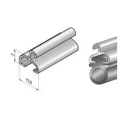 Профиль концевой ES7I - 304002229 для роллет (рольставен), фото 1