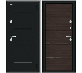 Thermo Лайн Букле черное/Wenge Veralinga 205*86 левое, фото 1