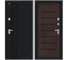 Thermo Техно Декор Букле черное/Wenge Veralinga 205*86 левое, фото 1