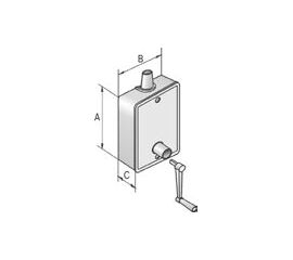 Укладчик для корда редукт. SBR/80 - 1091510 для роллет (рольставен), фото 1