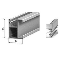 Шина направляющая GR53x34BE - 307011224 для роллет (рольставен), фото 1