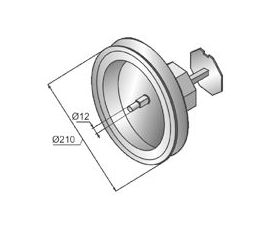Шкив RPS70x210 - 1091106 для роллет (рольставен), фото 1