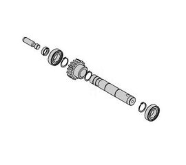 Вал выходной в сборе для приводов 740, 741 серии, фото 1