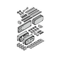 Комплект для подключения световой решетки HLG, ITO 400 / WA 300 для блоков управления A/ B 445, A/ B, фото 1