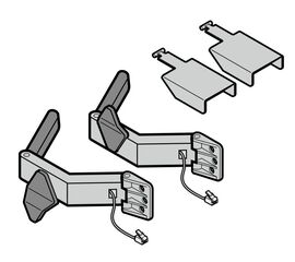 Опережающий световой барьер VL1-LE (справа, pадиус действия 2,5 – 10 м (приемник, цвет: черный)), фото 1