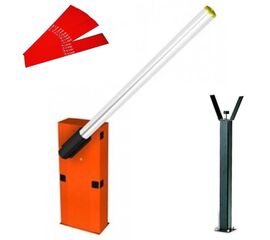 Шлагбаум автоматический CAME GARD 6000, комплект: тумба, стрела, опора, наклейки светоотражающие, фото 1