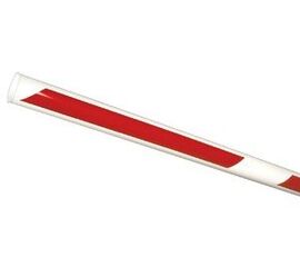 Стрела шлагбаума элиптическая с демпфером 85х95 мм тип L 4300 мм, конечный модуль, фото 1