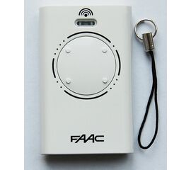 Пульт ДУ (брелок) XT4 868 SLH LR 868 МГц 4-канальный SLH код, белого цвета, для ворот и шлагбаумов, фото 1