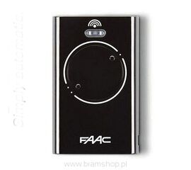 Пульт ДУ (брелок)  XT2 433 SLH LR 433 МГц 2-канальный SLH код, черного цвета, для ворот и шлагбаумов, фото 1