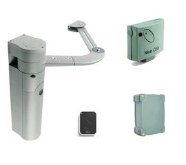 Комплект автоматики для распашных ворот NICE WALKY1024KCE, состав: привод WL1024C, приёмник, пульт, фото 1