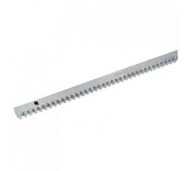 Рейка зубчатая оцинкованная 30х8х1000 мм М4, крепление на приварные болты, фото 1