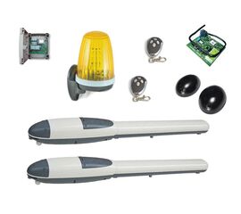 Комплект автоматики для распашных ворот AN-MOTORS ASW5000KIT FULL, состав: привод, блок управления, монтажный комплект, два пульта, лампа, фотоэлем, фото 1