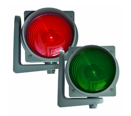 Светофор TRAFFICLIGHT-LED 230В (зеленый+красный), фото 1