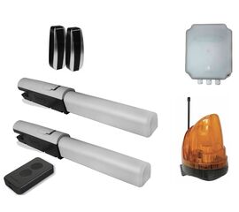 Комплект автоматики для распашных ворот DOORHAN SW-5000KIT, состав: привод, блок управления, фотоэлементы, лампа, пульт, фото 1