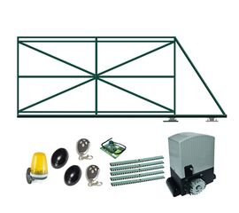 Ворота автоматические откатные КОРН с электроприводом AN-MOTORS ASL500KIT FULL, фото 1