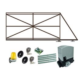 Ворота автоматические откатные КОРН с электроприводом AN-MOTORS ASL500KIT FULL, фото 1
