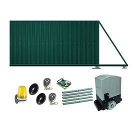 Ворота автоматические откатные КОРН с электроприводом AN-MOTORS ASL500KIT FULL, фото 1
